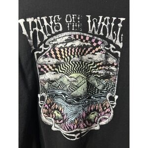 Vans Off The Wall Graphic T Shirt Black Extra Large XL Mountain Scene